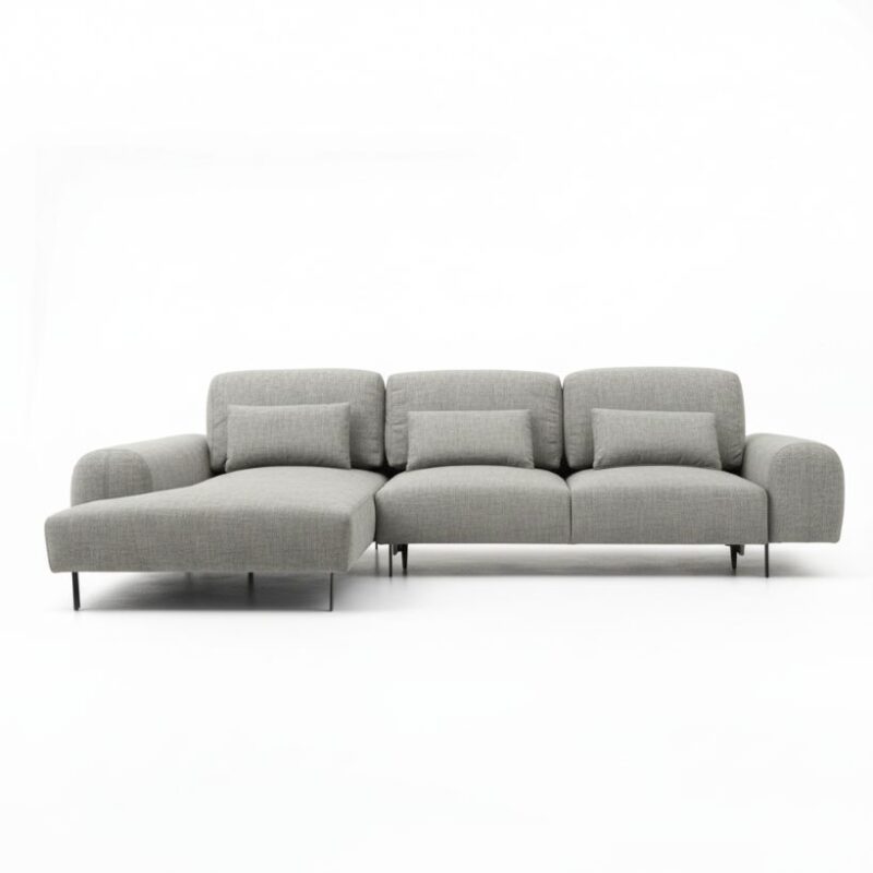 szary narożnik rozkładany