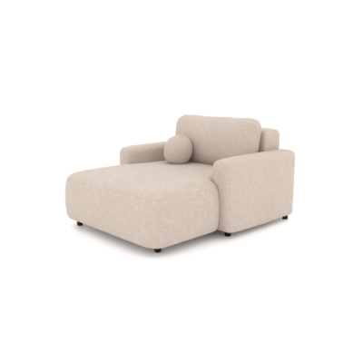 CLOUD szezlong rozkładany beż