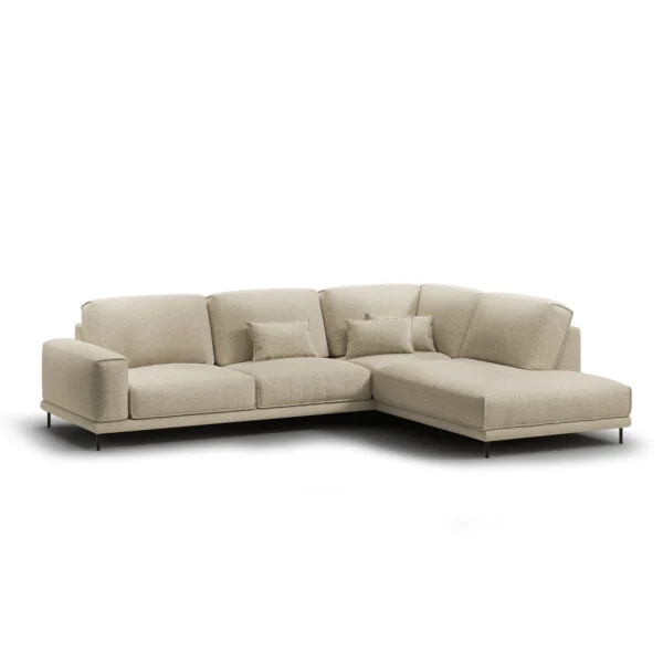 BOHO comfortable corner sofa with ottoman