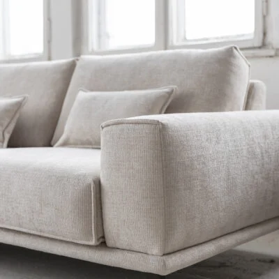 BOHO comfortable corner sofa with ottoman — 1
